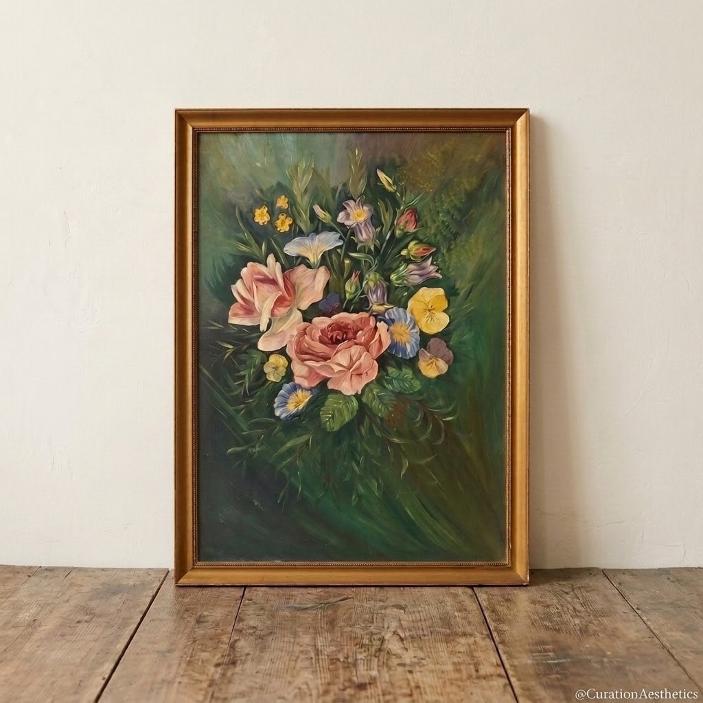 Framed Oil Painting — Provençal Landscape
